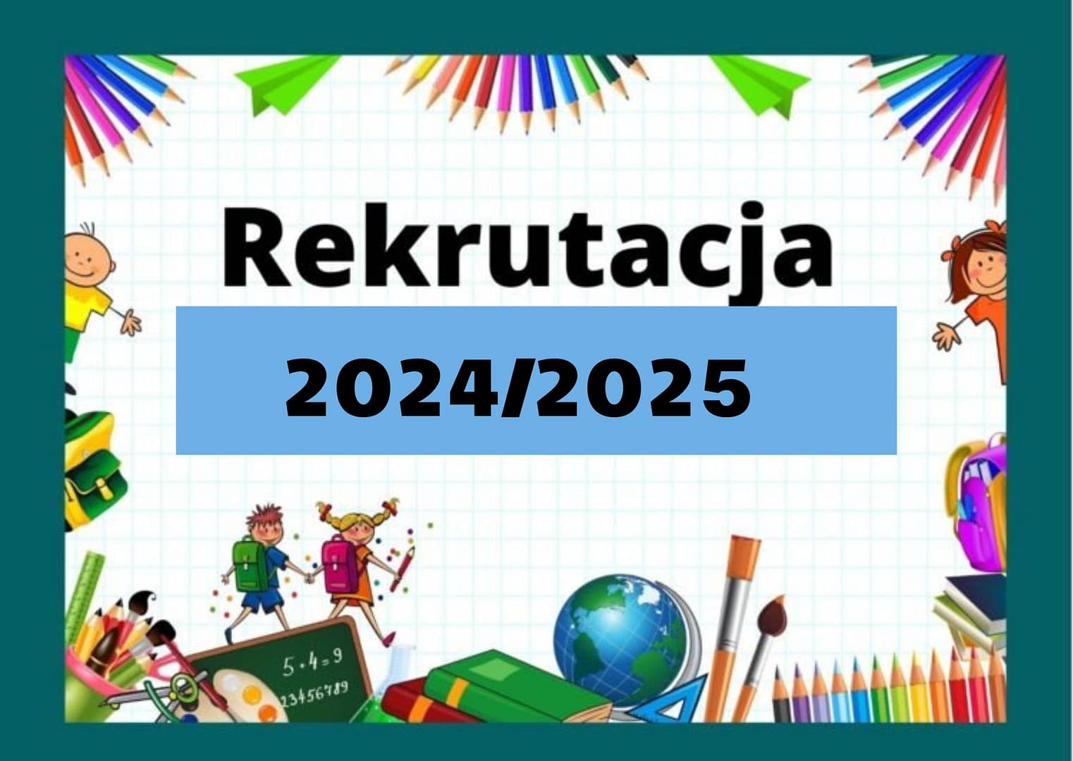 Read more about the article Rekrutacja na rok szkolny 2024/2025
