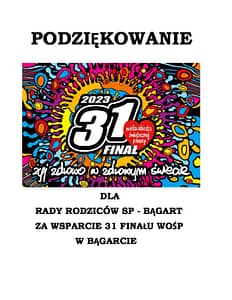 Read more about the article Podziękowania