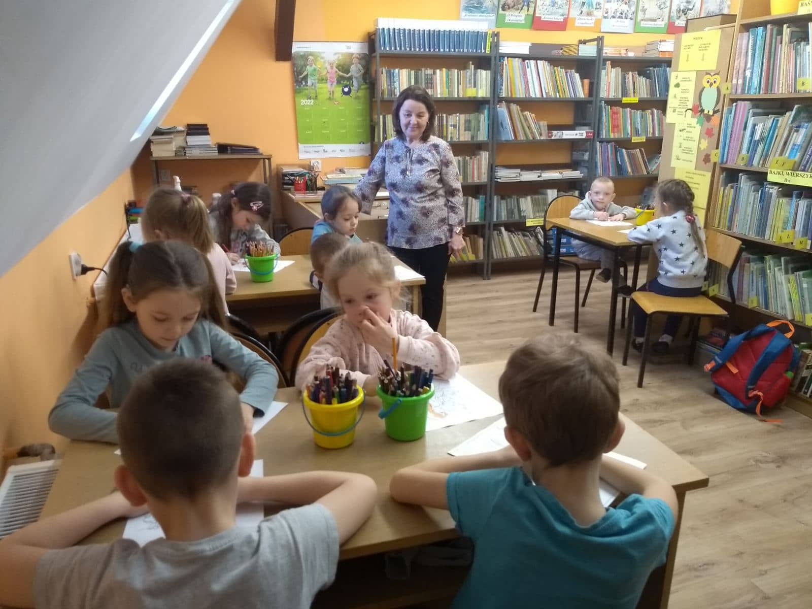 Read more about the article Przedszkolaki w bibliotece szkolnej